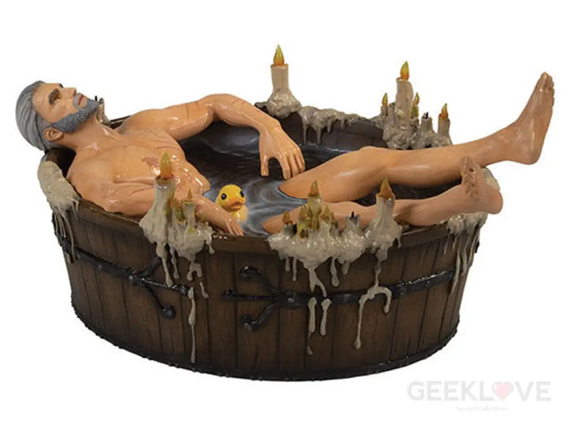 The Witcher 3: Wild Hunt Geralt in Bath Statuette