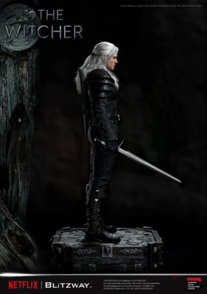 The Witcher Geralt Of Rivia 1/4 Scale Statue Figure