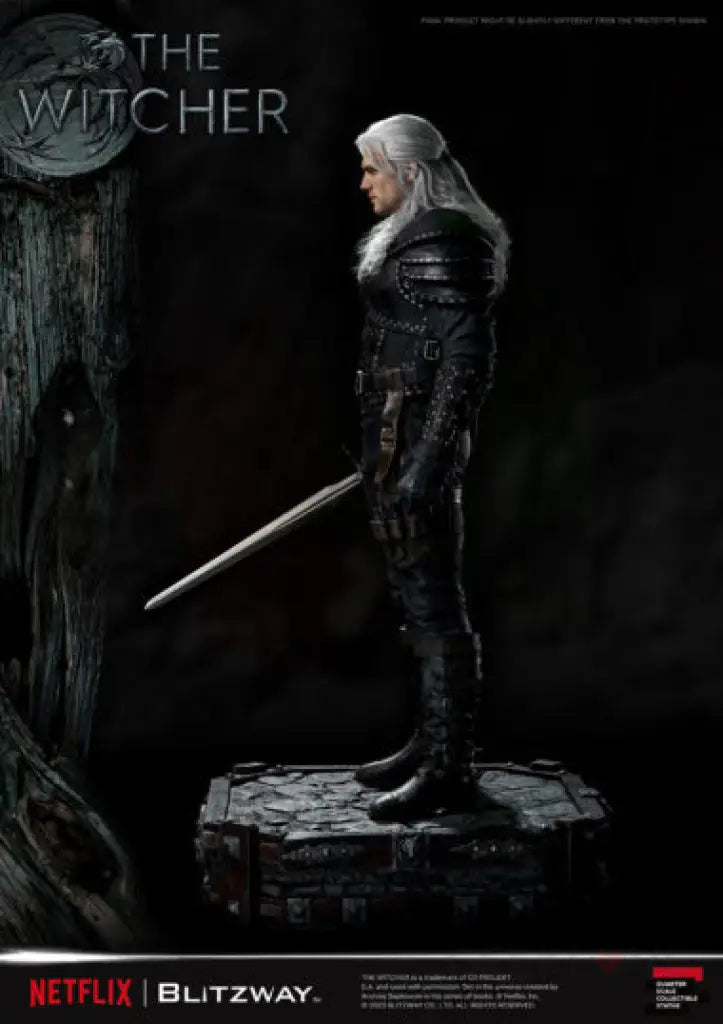 The Witcher Geralt Of Rivia 1/4 Scale Statue Figure