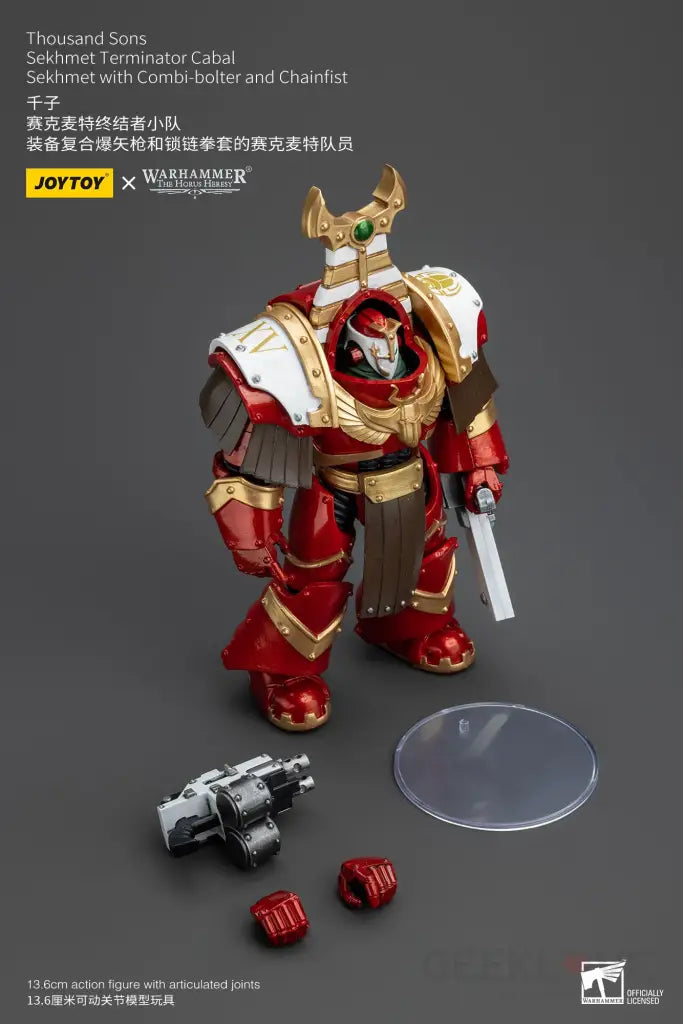 Thousand Sons Sekhmet Terminator Cabal With Combi-Bolter And Chainfist Action Figure