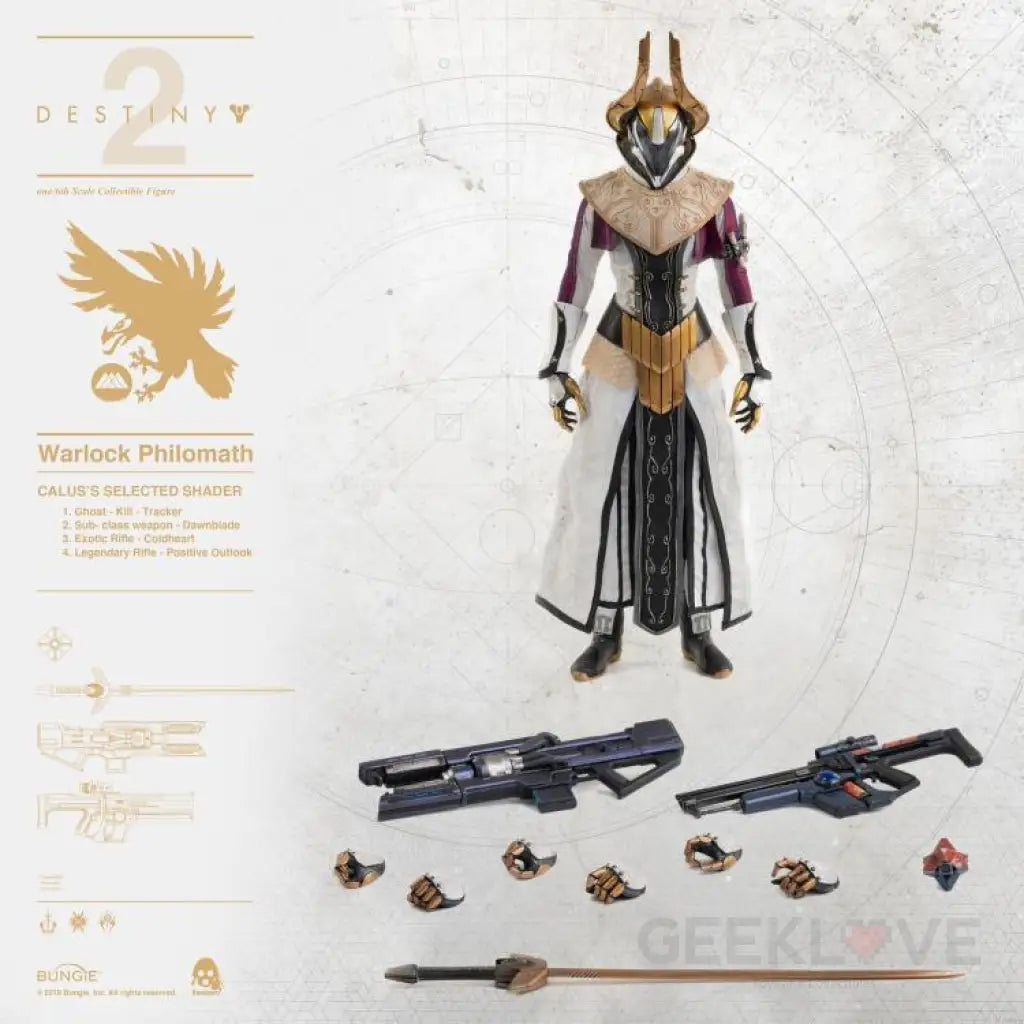 Threezero: Destiny 2 Warlock Philomath Calus's Selected Shader 1/6 Scale - GeekLoveph