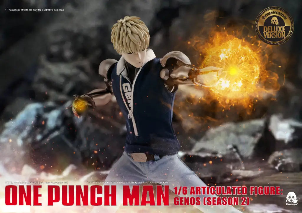 ThreeZero: One Punch Man Season 2 - Genos Deluxe 1/6 scale - GeekLoveph
