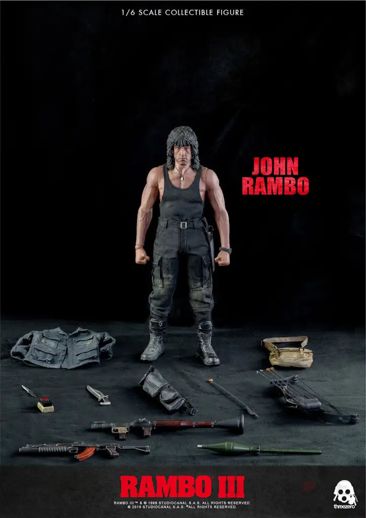 THREEZERO: Rambo III – 1/6 John Rambo - GeekLoveph