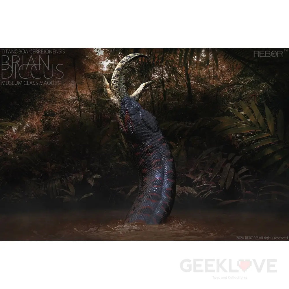 Titanoboa cerrejonensis "Brian Diccus" 1/11 Scale Museum Class Maquette - GeekLoveph