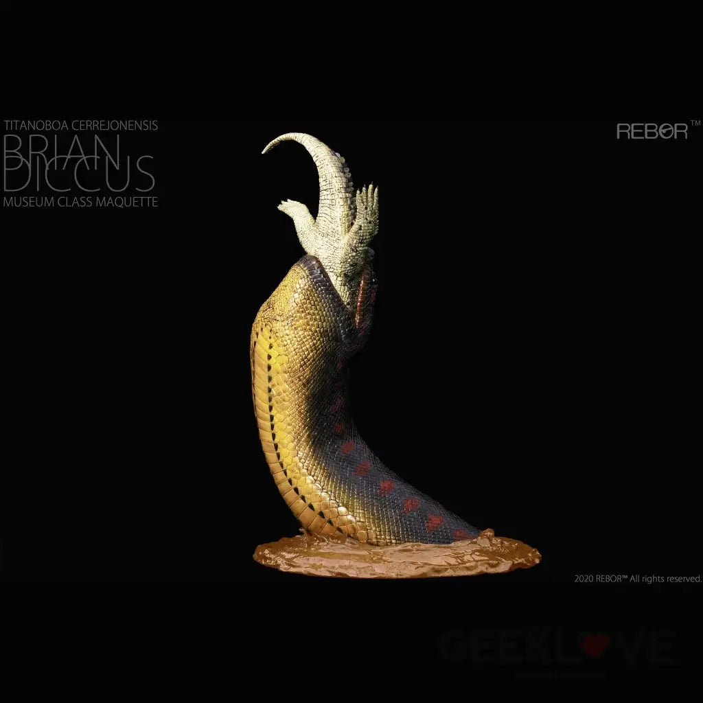 Titanoboa cerrejonensis "Brian Diccus" 1/11 Scale Museum Class Maquette - GeekLoveph