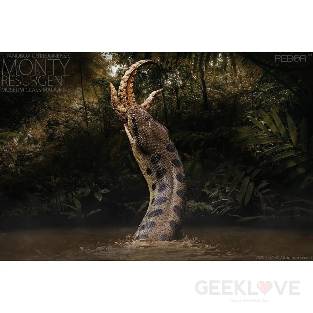 Titanoboa cerrejonensis "Monty Resurgent" 1/11 Scale Museum Class Maquette - GeekLoveph