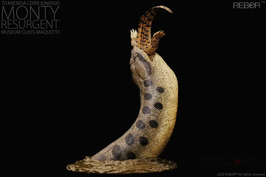 Titanoboa cerrejonensis "Monty Resurgent" 1/11 Scale Museum Class Maquette - GeekLoveph