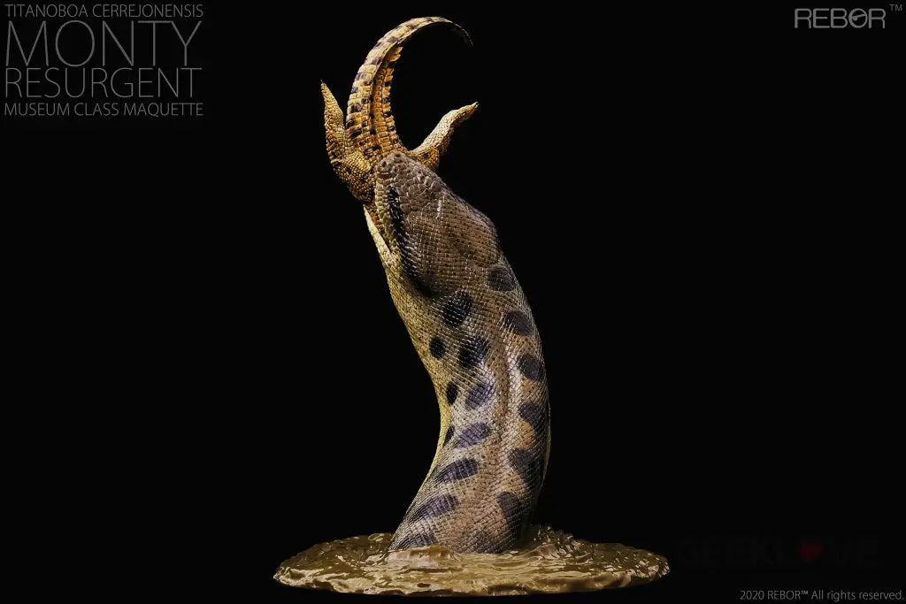 Titanoboa cerrejonensis "Monty Resurgent" 1/11 Scale Museum Class Maquette - GeekLoveph