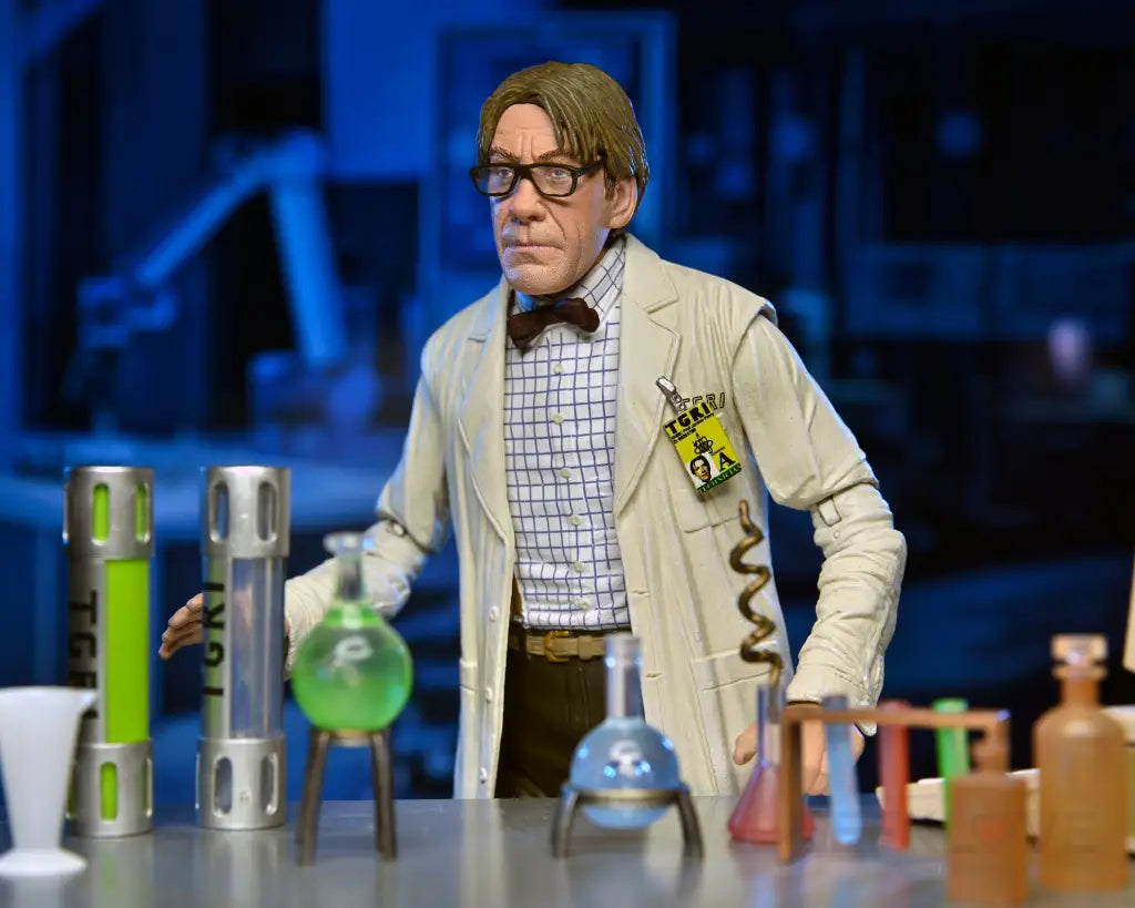 Tmnt 2 Secret Of The Ooze (Movie) Lab Coat Professor Perry And Hazmat Suit Pack Action Figure