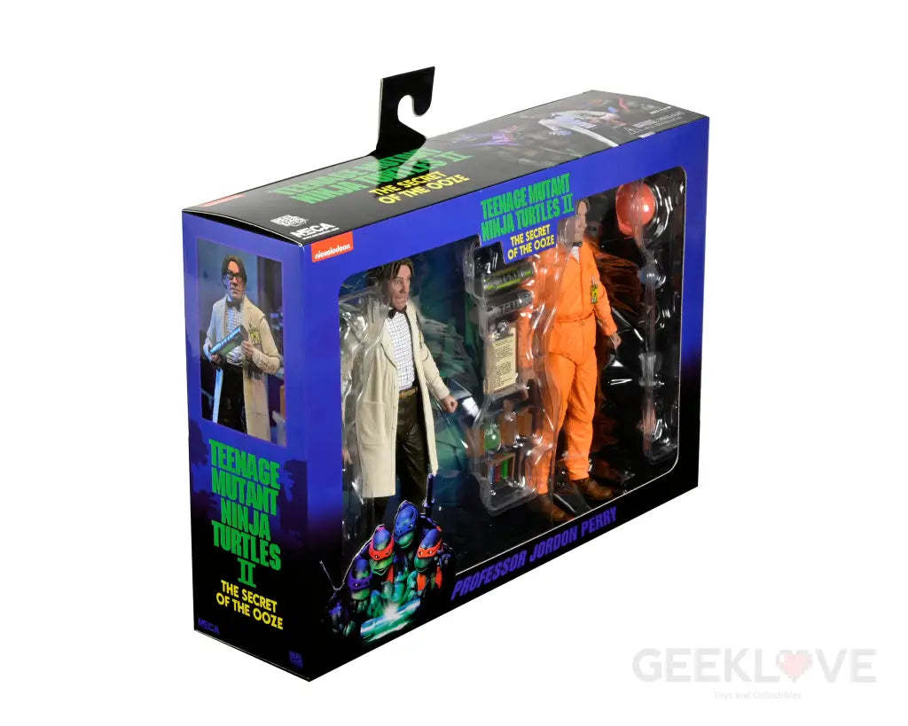 Tmnt 2 Secret Of The Ooze (Movie) Lab Coat Professor Perry And Hazmat Suit Pack Action Figure