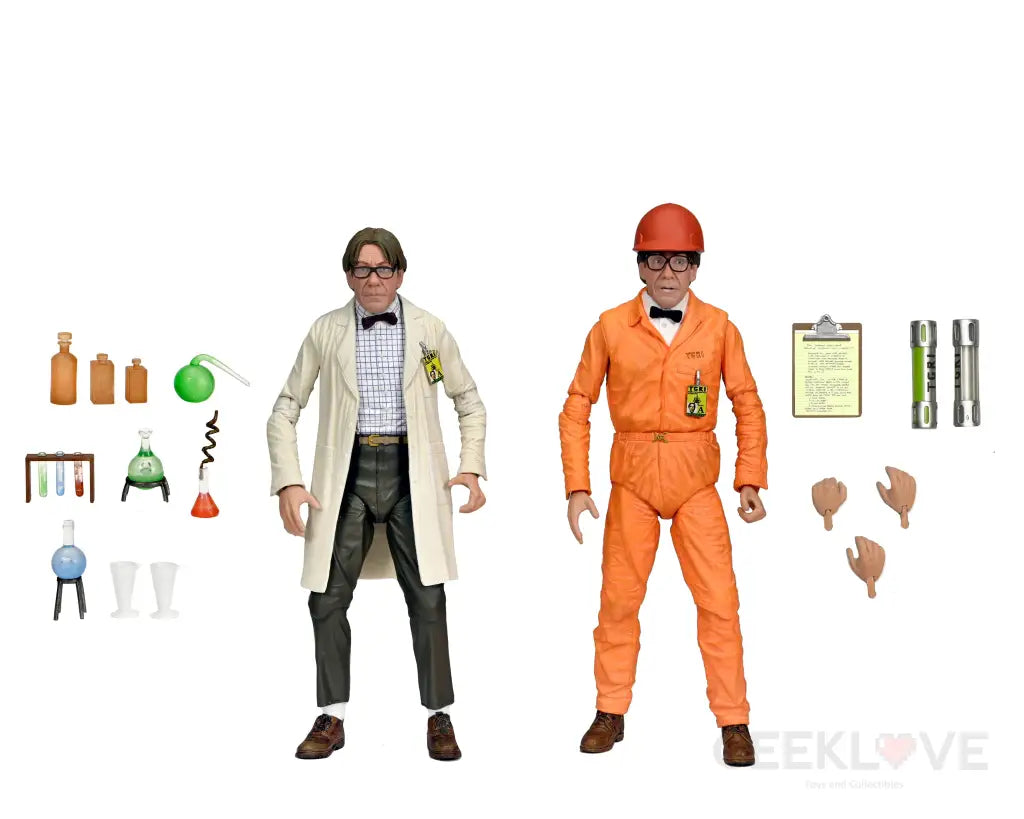 Tmnt 2 Secret Of The Ooze (Movie) Lab Coat Professor Perry And Hazmat Suit Pack Action Figure