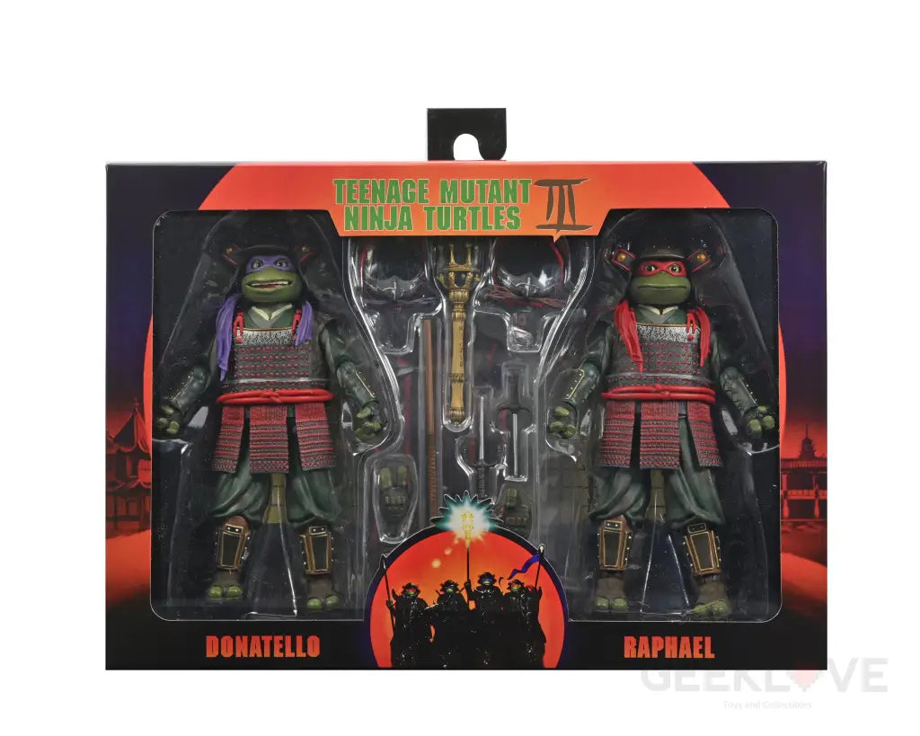 TMNT 3 (Movie) - Turtles in Time 7in Donatello & Raphael 2 Pack Action figure