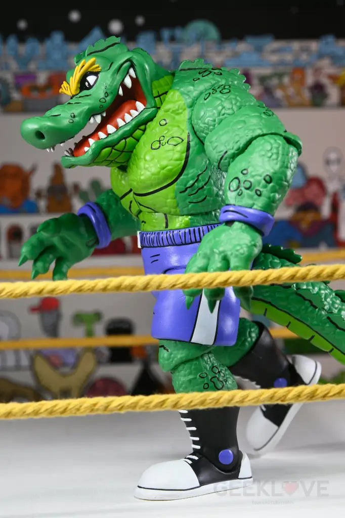 Tmnt (Archie Comics) 7In Stump Wrestling Leatherhead Action Figure