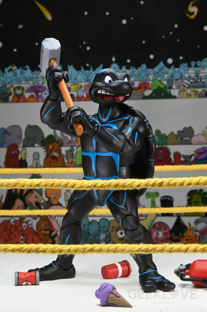 Tmnt (Archie Comics) 7In Stump Wrestling Turtles 4 Pack Action Figure