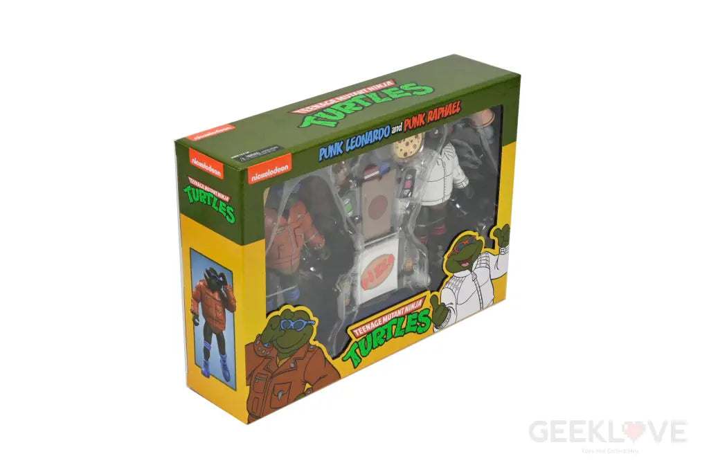 TMNT (Cartoon) 7in Punk Leo and Punk Raph 2 Pack Action Figure