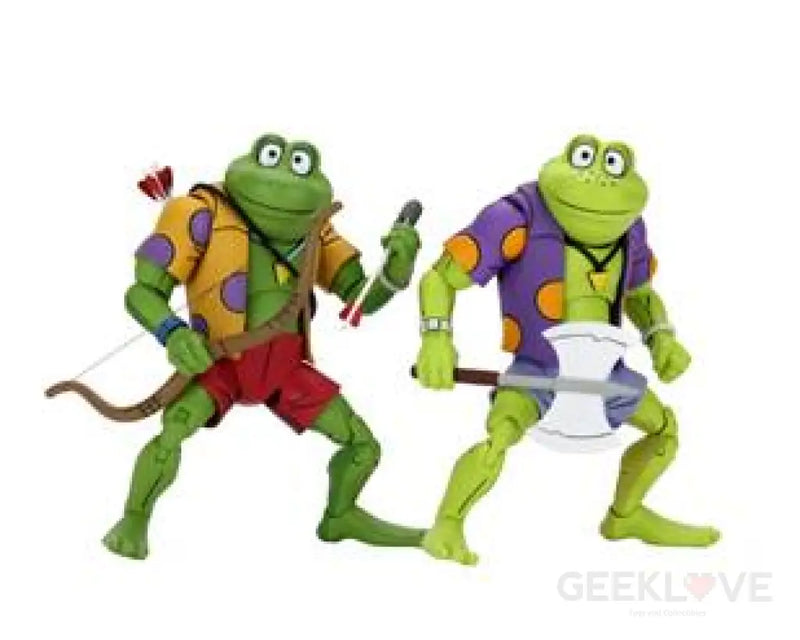 TMNT (Cartoon) Genghis & Rasputin Frog  2 pack