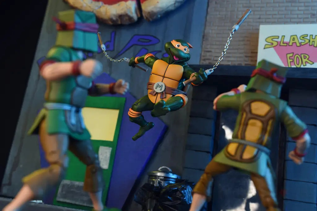 Figurine Ultimate Michelangelo VHS - Tortues Ninja (Cartoon