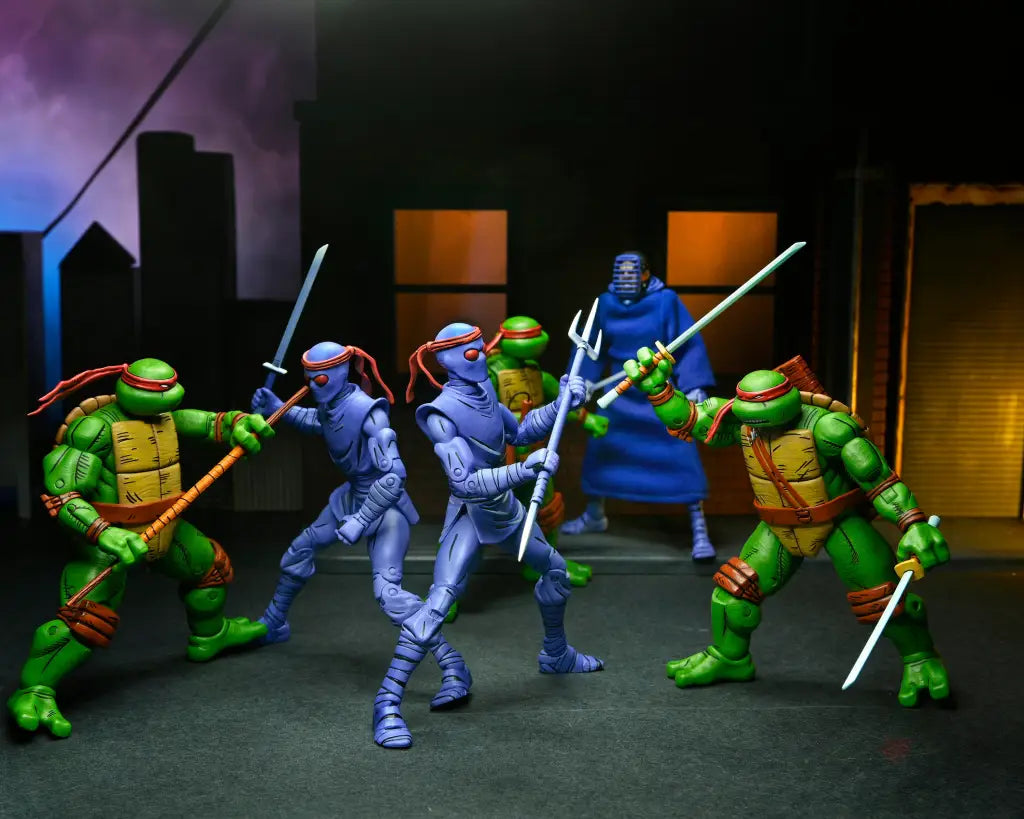 Tmnt Leonardo Raphael Michelangelo Donatello 4-Pack (Mirage Comics) Action Figure