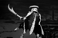 TMNT (Mirage Comics) Elite Foot Ninja Guard (Black & White) Action Figure Action Figure