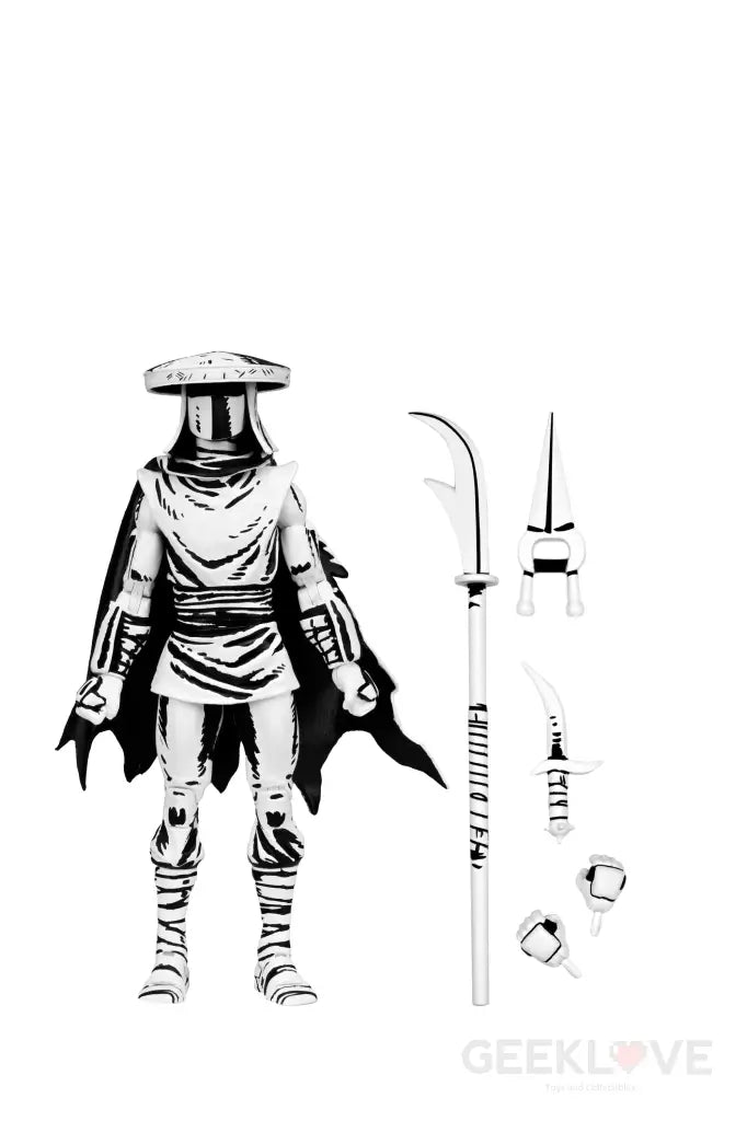 TMNT (Mirage Comics) Elite Foot Ninja Guard (Black & White) Action Figure Action Figure