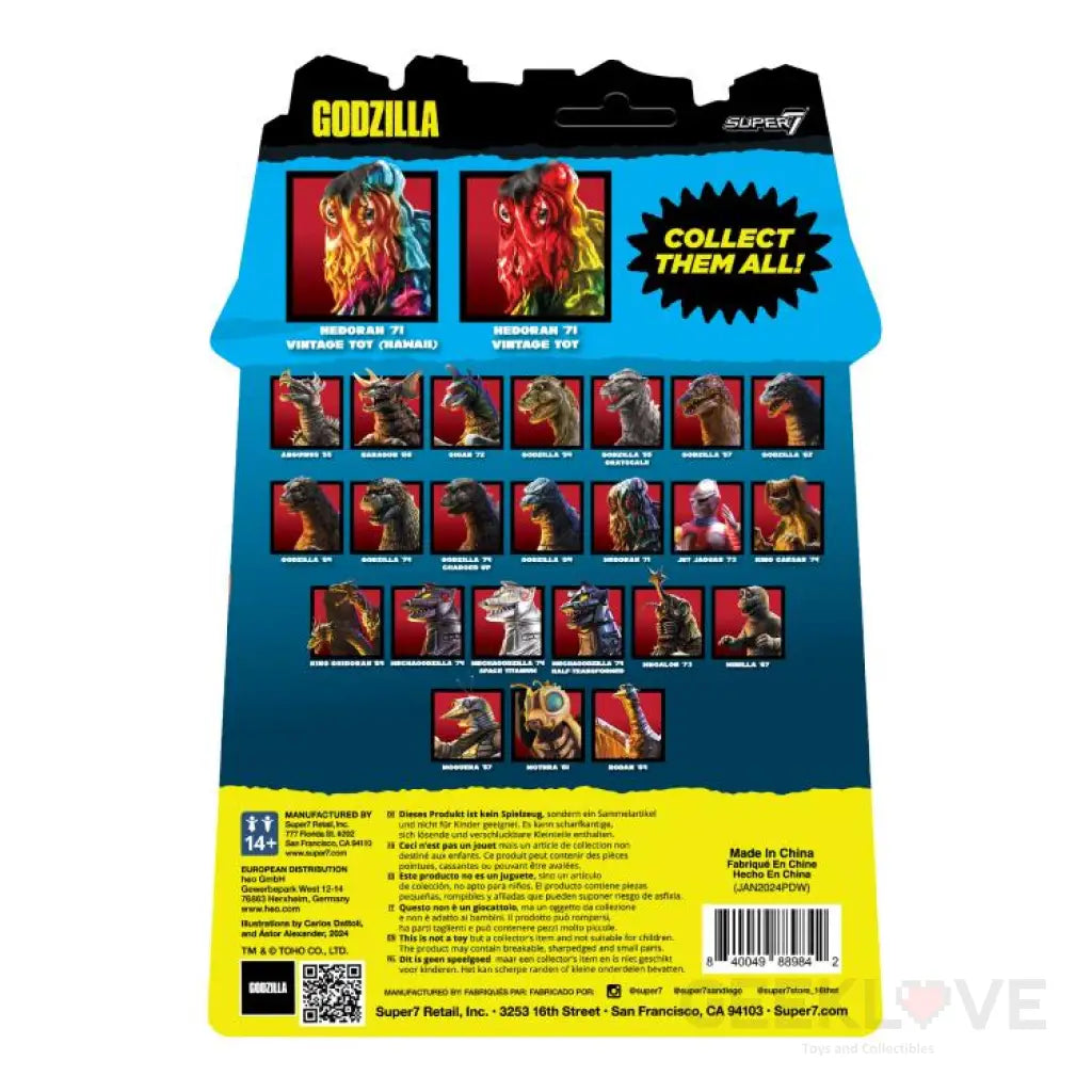 Toho Reaction Figures Hedorah Vintage Toy