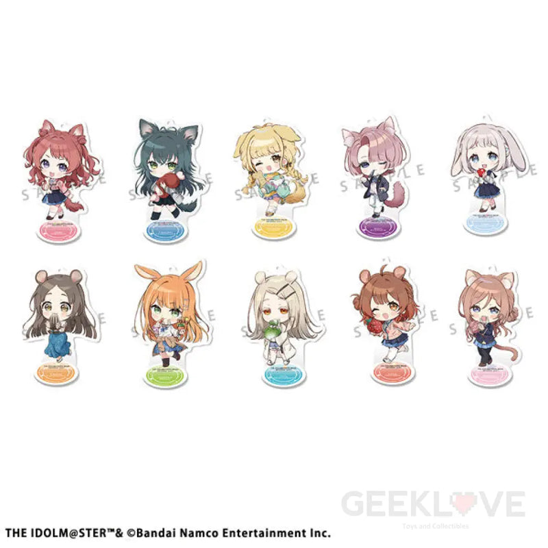 Tokotoko Acrylic Stand Gakuen IDOLM＠STER (BOX OF 10)