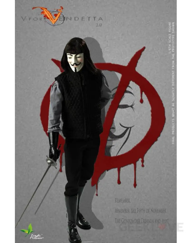 Toys Power: CT013 1/6 Scale V for VENDETTA 2.0 - GeekLoveph
