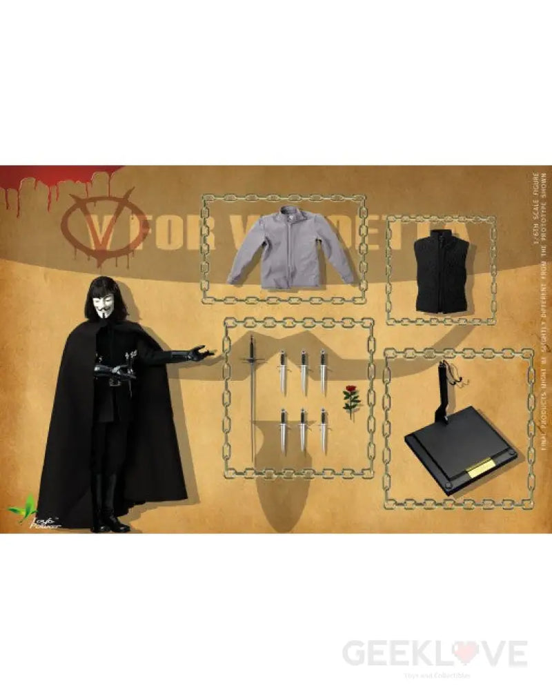 Toys Power: CT013 1/6 Scale V for VENDETTA 2.0