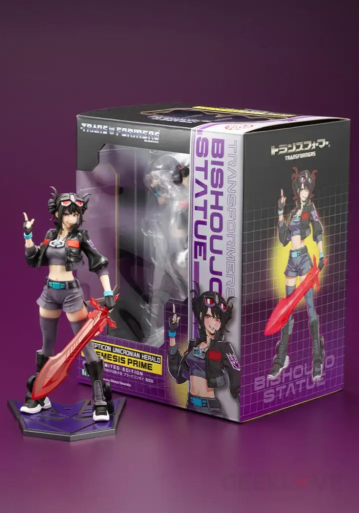Statuette Kotobukiya Nemesis Prime Transformers Bishoujo – Limited Edition PVC 1/7 Neuve