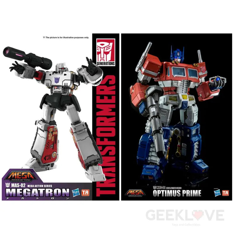 Transformers MAS-01 Optimus Prime & MAS-02 Megatron Bundle