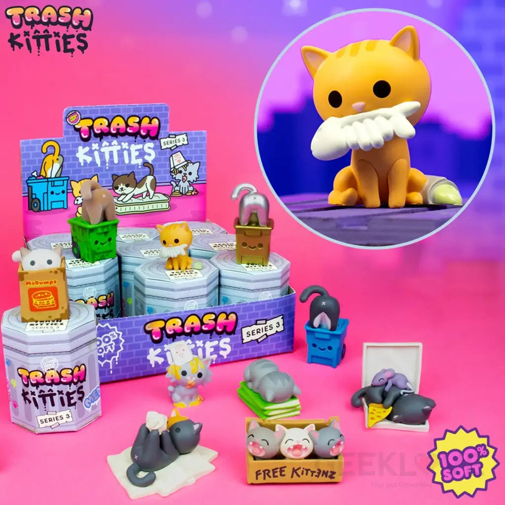 Trash Kitties Mystery Box Series 3 (Box Of 9) Blind