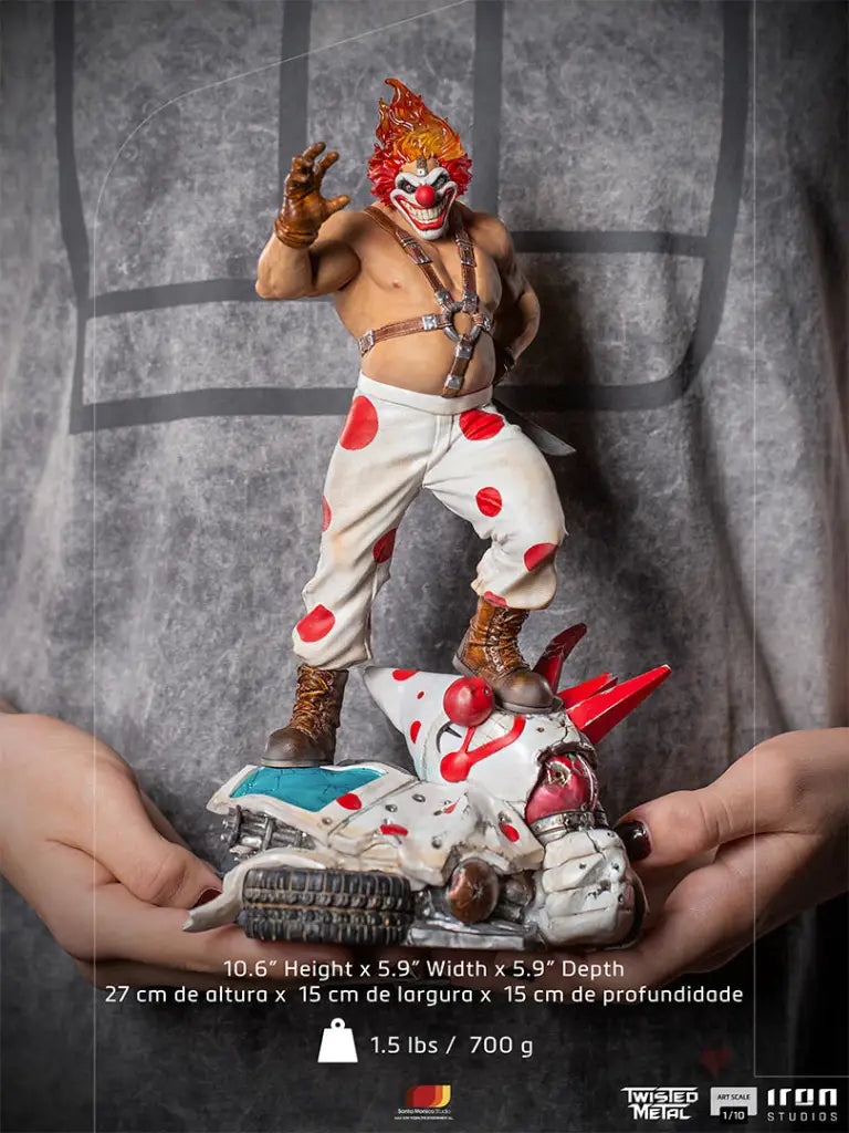 Twisted Metal - Sweet Tooth Needles Kane Art Scale 1/10 Statue - GeekLoveph