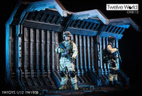 TWTOYS: TW1908 1/12 Garage Space capsule scene platform - GeekLoveph