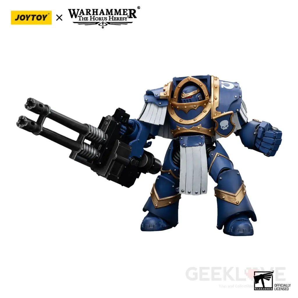 Uitramarines Cataphractii Terminator Squad With Reaper Autocannon Action Figure