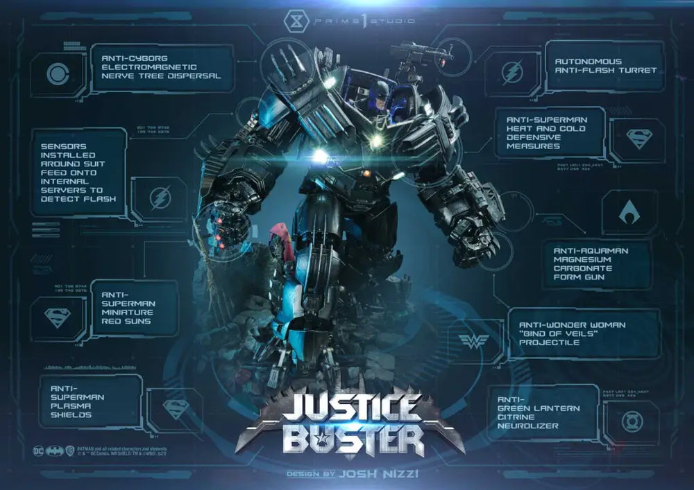 Ultimate Museum Masterline Justice League (Comics) Buster (Design By Josh Nizzi)