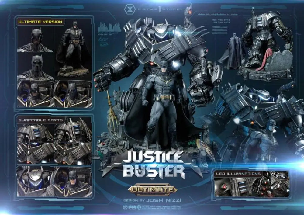 Ultimate Museum Masterline Justice League (Comics) Buster (Design By Josh Nizzi) Version Pre Order