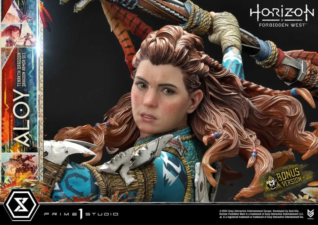 Ultimate Premium Masterline Horizon Forbidden West Aloy Tenakth Dragoon Armor Set Bonus Version