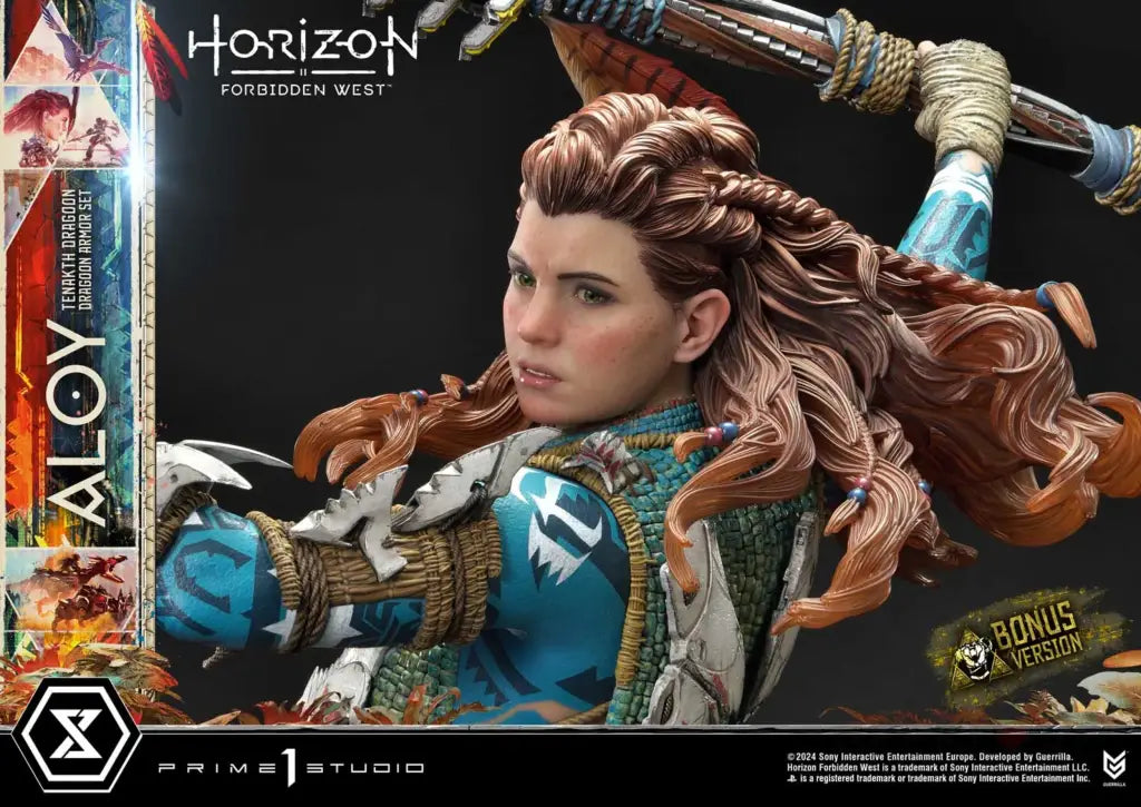 Ultimate Premium Masterline Horizon Forbidden West Aloy Tenakth Dragoon Armor Set Bonus Version