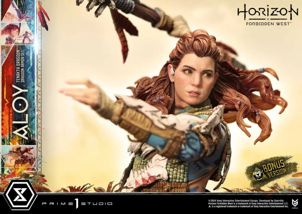 Ultimate Premium Masterline Horizon Forbidden West Aloy Tenakth Dragoon Armor Set Bonus Version