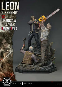 Ultimate Premium Masterline Resident Evil 4 Leon S. Kennedy Versus Chainsaw Villager