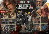 Ultimate Premium Masterline Resident Evil 4 Leon S. Kennedy Versus Chainsaw Villager