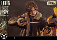 Ultimate Premium Masterline Resident Evil 4 Leon S. Kennedy Versus Chainsaw Villager Bonus Version