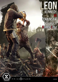 Ultimate Premium Masterline Resident Evil 4 Leon S. Kennedy Versus Chainsaw Villager Bonus Version