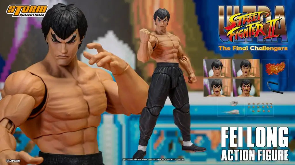 Ultra Street Fighter Ii Fei Long Action Figure