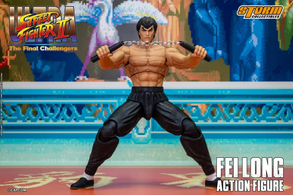 Ultra Street Fighter Ii Fei Long Action Figure