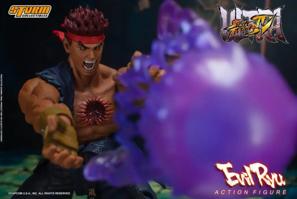 Ultra Street Fighter IV Evil Ryu 1/12 Scale Figure - GeekLoveph