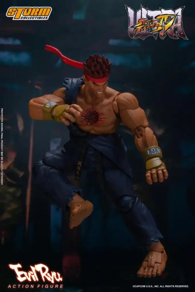 Ultra Street Fighter IV Evil Ryu 1/12 Scale Figure - GeekLoveph