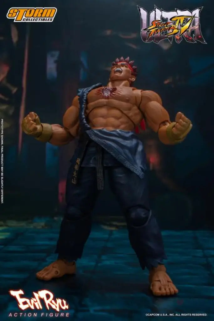 Ultra Street Fighter IV Evil Ryu 1/12 Scale Figure - GeekLoveph