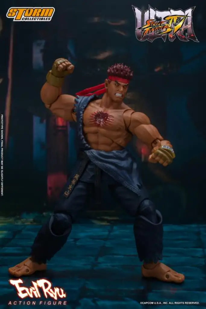 Ultra Street Fighter IV Evil Ryu 1/12 Scale Figure - GeekLoveph