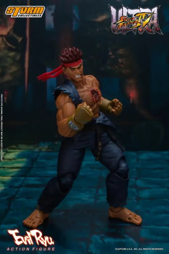 Ultra Street Fighter IV Evil Ryu 1/12 Scale Figure - GeekLoveph